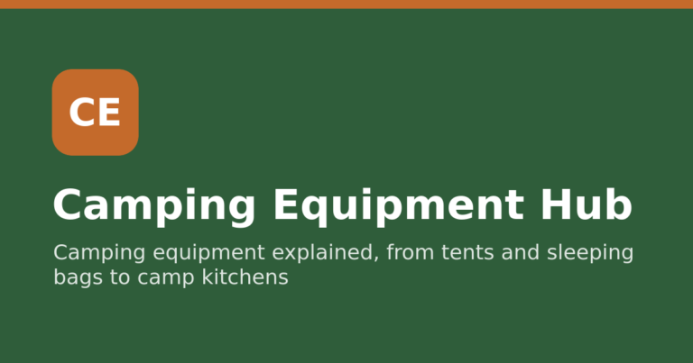 Camping Equipment Hub: CampingEquipmentHub.com